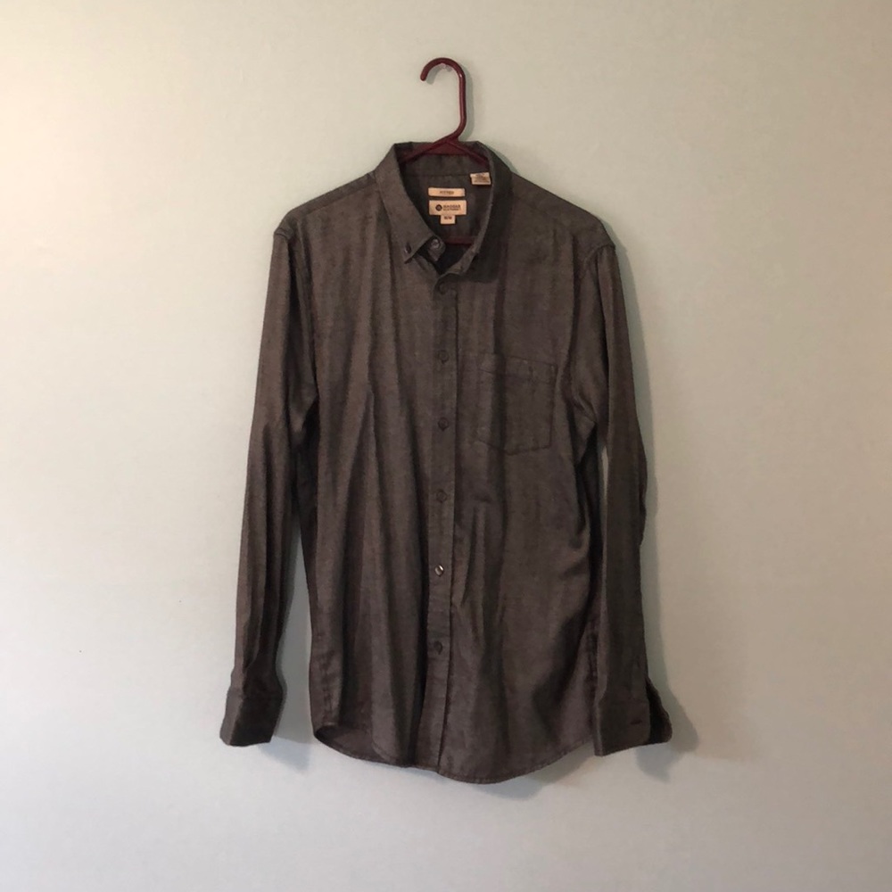 Grey Button Down